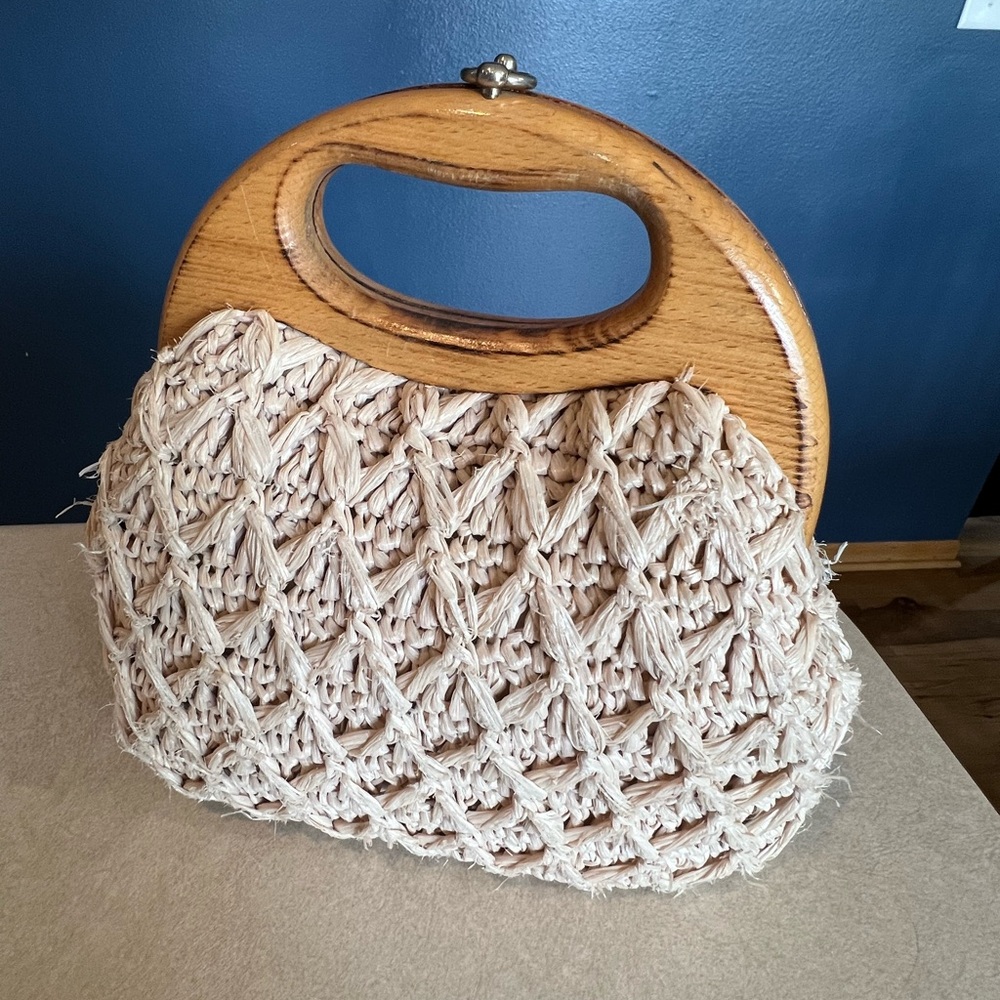 Vintage straw handbag - GOLDEN GIRLS!